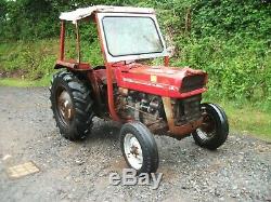 1973 Massey Ferguson 135 tractor for Restoration -Straight axle L Reg