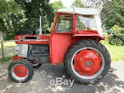 1975 Massey Ferguson 165 Multi Power classic vintage tractor, restored in 1990s