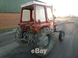 1977 Massey Ferguson 135 Tractor C/w Qd Cab. One Owner. 3617 Hours. £7500 + Vat