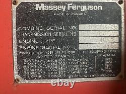 1985 Massey Ferguson 865 Combine Harvester 18 Header