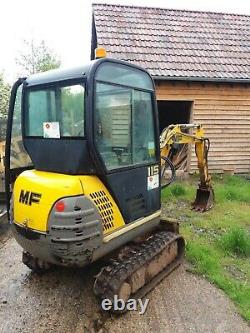 1.5 ton mini digger excavator, Fermec, Massey Ferguson
