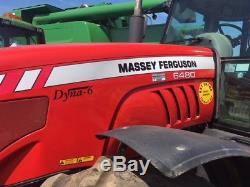 2008 Massey Ferguson 6480 Tractor 155hp 50k Dyna6 3206 Hours 3SCV A/C PUH
