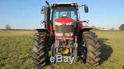 2016 Massey Ferguson 6615 tractor Dyna-4 4WD low hours new tyres front linkage