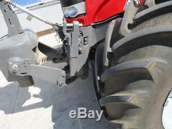 2017 Massey Ferguson 7724 Tractor 220hp 50k Dyna 6 609 Hours Front Linkage A/C