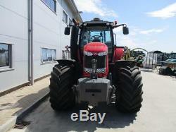 2017 Massey Ferguson 7724 Tractor 220hp 50k Dyna 6 609 Hours Front Linkage A/C
