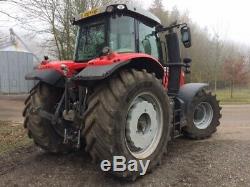 2017 Massey Ferguson 7726 Tractor 260hp 50k Dyna VT 1059 Hours Front Linkage A/C