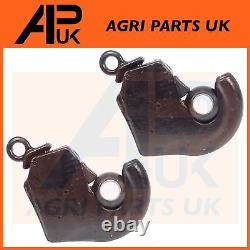 2x Cat 2 Lower Link Quick Hitch Ball Hook Weld End for Massey Ferguson Tractor