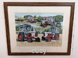 3 Picture Prints Deal A4 Size Massey Ferguson Roadless David Brown Tractors