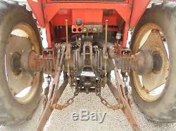 #A0077 Massey Ferguson 298 tractor with MF 880 power loader. V good original con