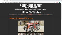 #A0079 Massey Ferguson 290 4wd Duncan Super cab Good, original tractor. Delivery