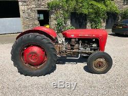 #A0081 1958 Massey Ferguson 35 petrol tractor MF Standard 23C engine. Delivery