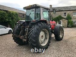 #A0111 1994 Massey Ferguson 3655 Dynashift 40KPH tractor with front linkage MF JD