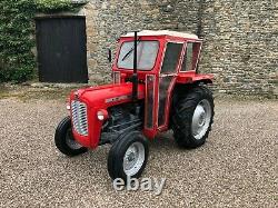 #A0113 1961 Massey Ferguson 35 with Duncan cab Tidy tractor MF 135 240 No VAT