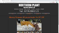 #B0947 Massey Ferguson 80 (1004) power loader for MF 135 tractor. Delivery avail