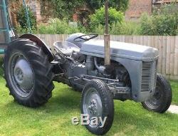 Ferguson Tef20 Vintage Tractor Grey Fergie Massey T20. Diesel & Excellent Starter