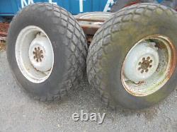 For FORD 3000 MASSEY FERGUSON 135 DB 885 PAIR 14.9 X 24 WHEELS & TURF TYRES