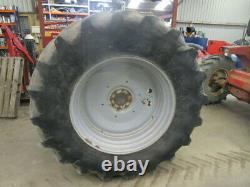 For, Massey Ferguson 6150 Pair 20.8 R38 Wheels & Tyres in Good Condition