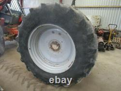 For, Massey Ferguson 6150 Pair 20.8 R38 Wheels & Tyres in Good Condition