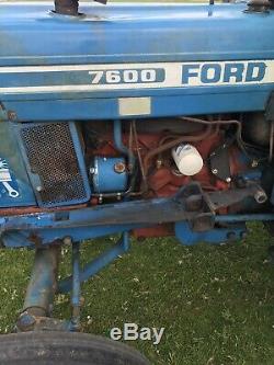 Ford 7600 2wd tractor 7610 7810 classic loader Massey Ferguson