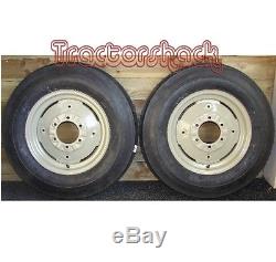Front Wheels Tyres & Tubes x 2 to fit Massey Ferguson 35X Tractor