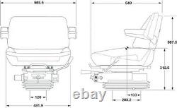 Genuine Massey Ferguson Mf 300 Series Lowline Cab Kab Suspension Seat 390-399