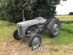 Grey Fergie Ferguson Tef20 Vintage Tractor T20. Diesel Massey 35