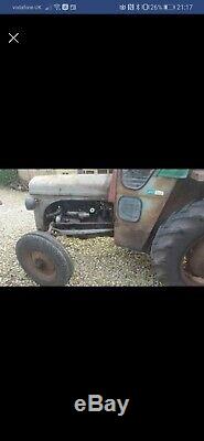 Grey Massey Ferguson Diesel Tractor With Lambourn Cab