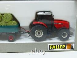 HO Faller Car System #161552 Massey Ferguson Tractor & Trailer with Load Sealed