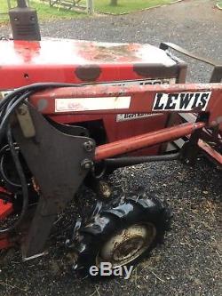 Massey Ferguson 1030 Compact Tractor Front Loader Back Hoe Lewis 4in1 Bucket