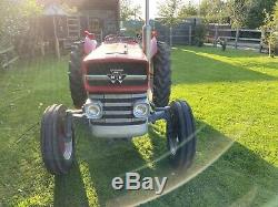 Massey Ferguson 135 Tractor 1965 immac 3t tip trailer & topper available also