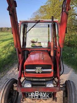Massey Ferguson 135 Tractor Original Off Farm Condition Smallholding C/W Loader