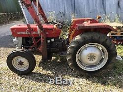 Massey Ferguson 135 Tractor c/w Loader Vintage, Equestrian Use Genuine Off Farm