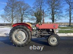 Massey Ferguson 135 tractor Swept Axle Perkins 3 Cylinder Unrestored Original