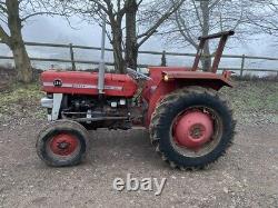 Massey Ferguson 135 tractor mechanically restored NO VAT enthusiast required