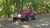 Massey Ferguson 1526 Compact Tractor Getting Boulder Out Of The Yard