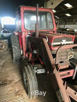 Massey Ferguson 165 Tractor Genuine Barn Find With Loader- No Vat