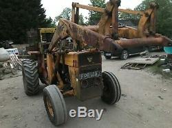 Massey Ferguson 165 loader tractor with rear forklift £3750