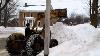 Massey Ferguson 205 Tractor Removing Snow
