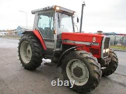 Massey Ferguson 3080 tractor 4WD PUH cab 6431 hrs Perkins 6 cylinder delivery