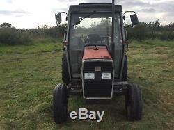 Massey Ferguson 342 Tractor With Flail Mower, 8ft Roller, Link Box And Harrows