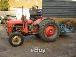 Massey Ferguson 35 3 Cylinder Diesel Tractor 1961 with attachments