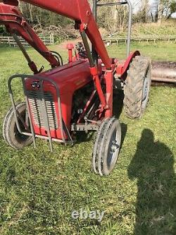 Massey Ferguson 35 3 Cylinder Tractor With Loader And Bucket