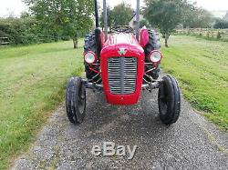 Massey Ferguson 35 4 cylinder vintage tractor 23c engine 1958 road reg V5