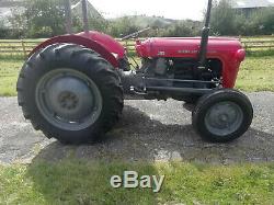 Massey Ferguson 35 4 cylinder vintage tractor 23c engine 1958 road reg V5
