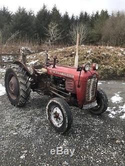 Massey Ferguson 35 vintage tractor road registered