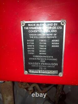 Massey Ferguson 35x Tractor. No Vat