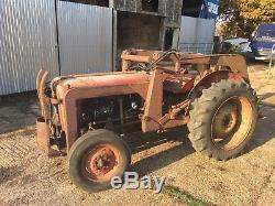 Massey Ferguson 35x Tractor Rare Shawny Loader Restoration 3 Cylinder Diff Lock