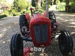 Massey Ferguson 35x tractor and Paddock Topper