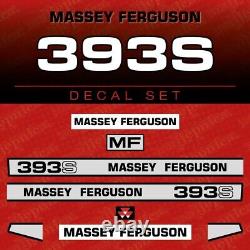 Massey Ferguson 393S Tractor Aftermarket Decal Sticker Aufkleber Set