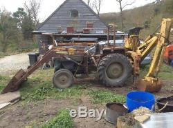 Massey Ferguson 40 Rear Digger Tractor Industrial 3 Point Linkage Back Actor